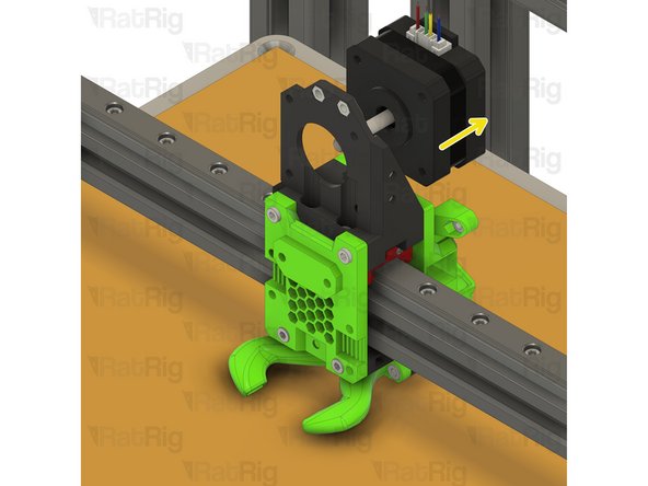 Remove the extruder NEMA17 stepper motor
