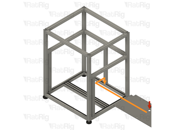 Rear Base Plate assembly from the previous step