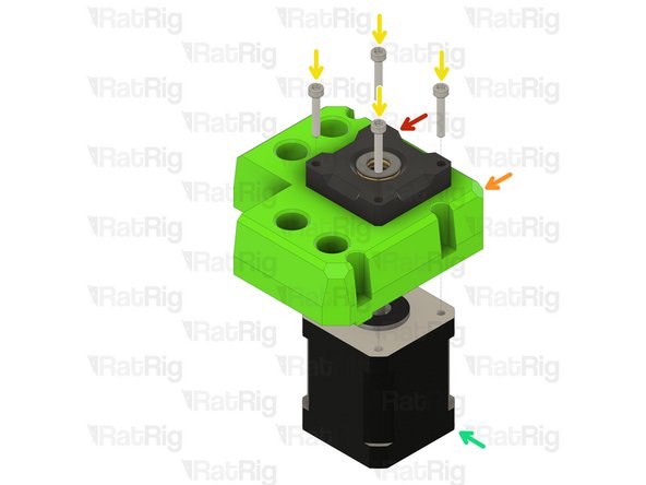 pillow_block and axial thrust bearing assembly
