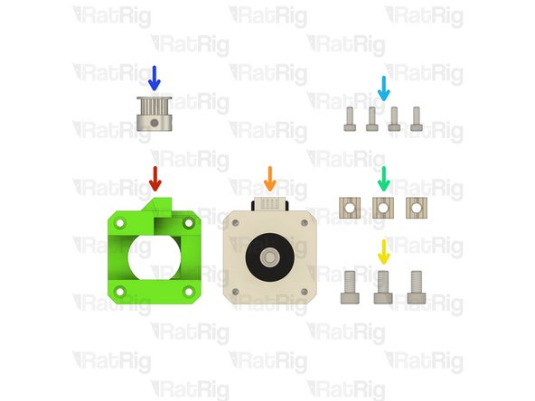 x_motor_cage printed part