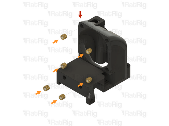 1x T1 back assembly from the previous step