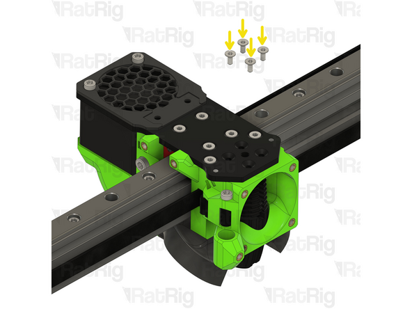 4x M2.5x6 Countersink Screw