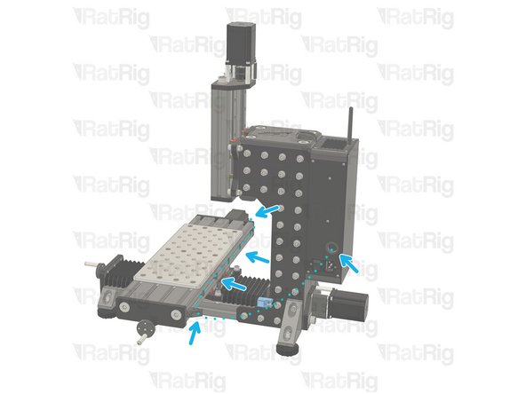 Route the X endstop cable as shown in the picture.