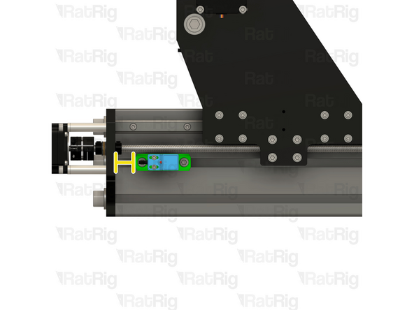Lighty tighten the M6x12 Cap Head Screws to secure the endstop assembly to the Y-Axis