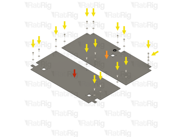 Rat Rig V-Core 4.0 - Base Plate - Rear