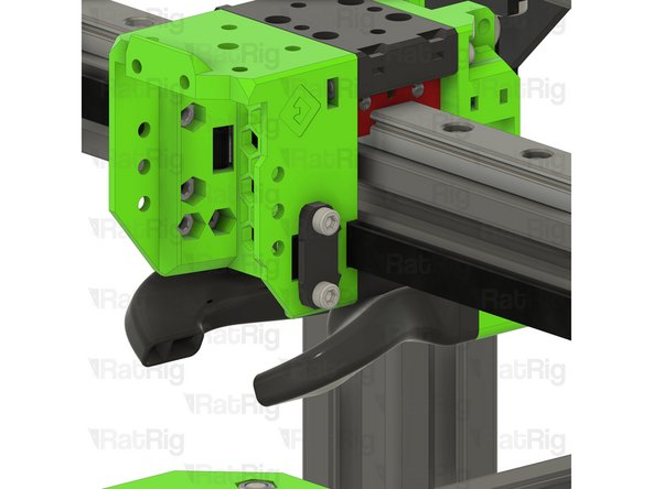 Place the EVA3 face_belt_grabber printed part over the exposed belt end