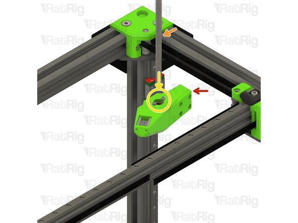 Front left bed arm assembly