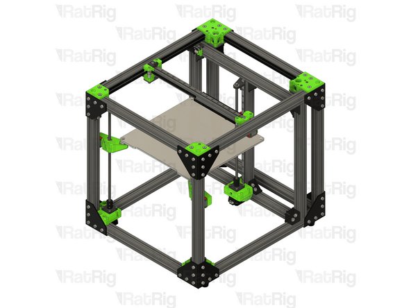 Install the bed onto the z-axis arms. Each ball on the bed should rest on the dowel pins in each arm
