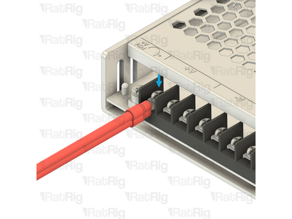 Orient the fork terminals &quot;back to back&quot; as shown