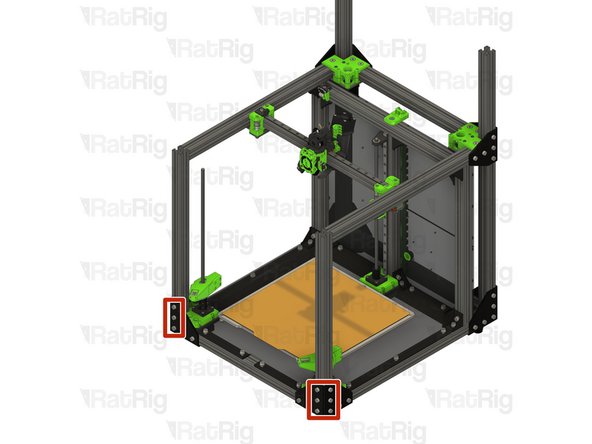 Loosen but do not remove the twelve marked M6x12 screws