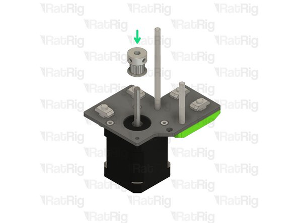 Insert the M5x85 Cap Head Screw all the way