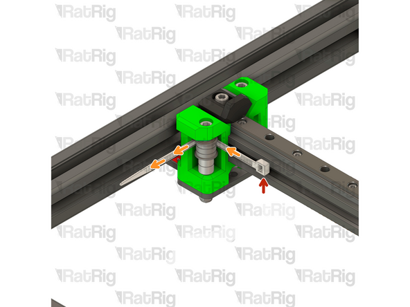 This step is not mandatory, it's just a Rat Rig tip on how to feed the belts on the idlers.