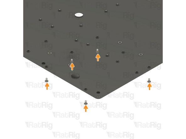 5x M3x6 Countersink Screws