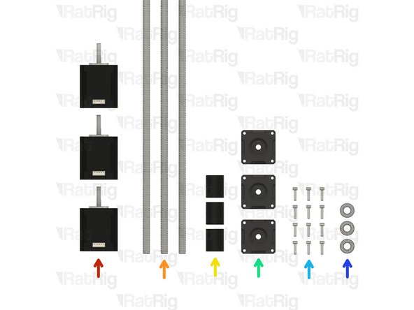 3x 48mm NEMA17 Stepper Motor