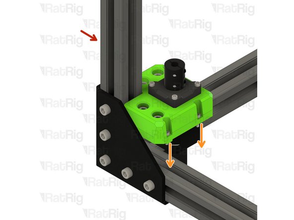 V-Core 3.1 Frame Assembly - Front Left Corner