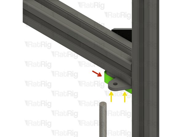CoreXY idler assembly from Step 55