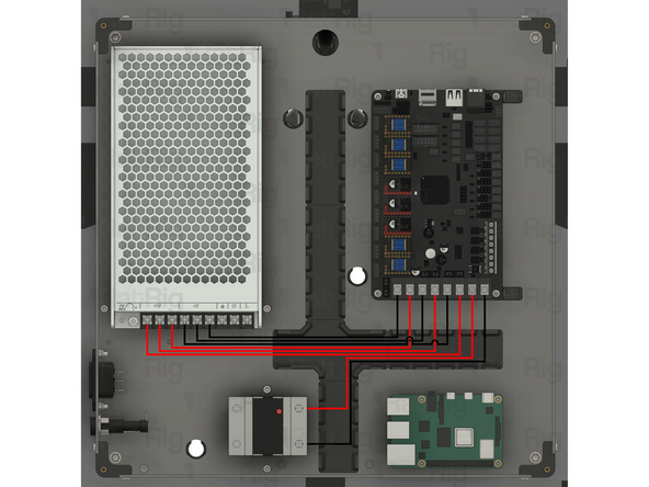 Before proceeding any further, double check that all of the 24V DC wiring matches the provided image