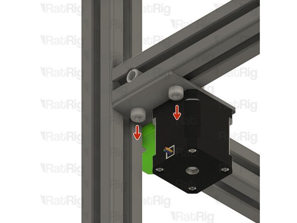 Remove the stepper motor assembly from the V-Core 4