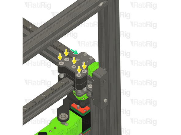 Both Joiners must hit the Y bumper printed parts at the same time.