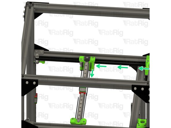 Feed the belt behind the left xy_joiner