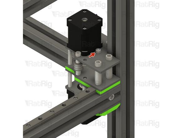 Hold the Locking nut with the appropriate size wrench.