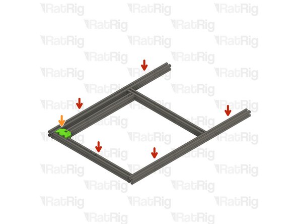 Lay the assembly on a flat surface