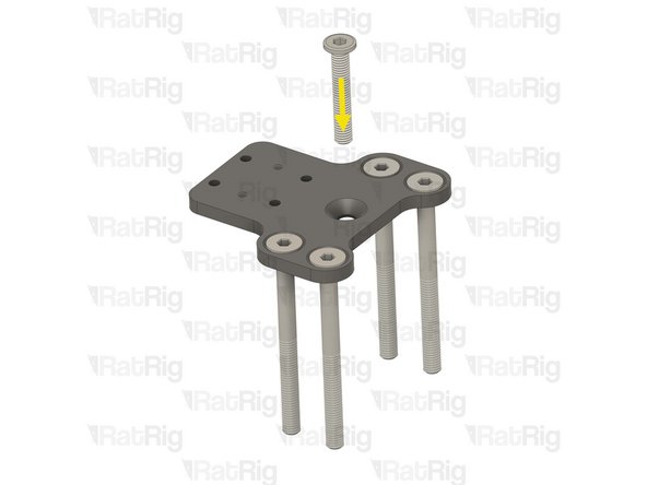 4x M5x60 Countersink screw