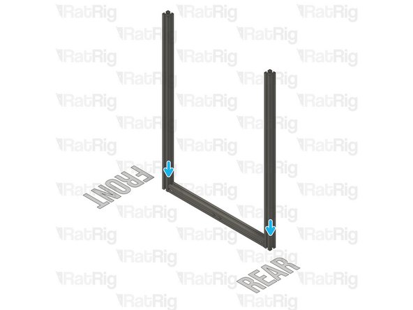 Ensure the M8 holes are oriented in the correct direction