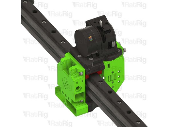 Remove the two M3x25 screws on the face of the LGX Lite which secure the motor in place