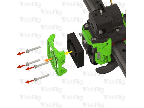 Remove the printed shroud