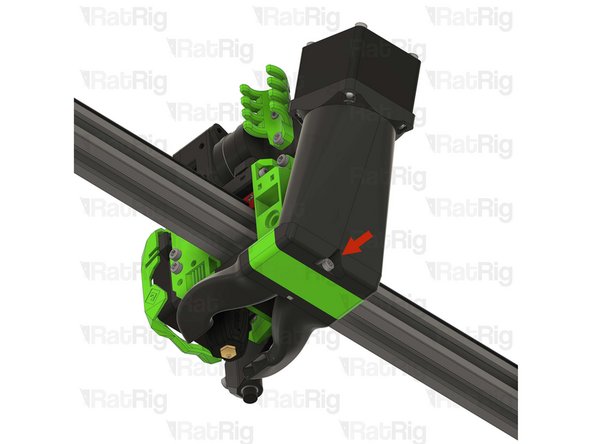 Remove the marked M3x25 Cap Head Screw