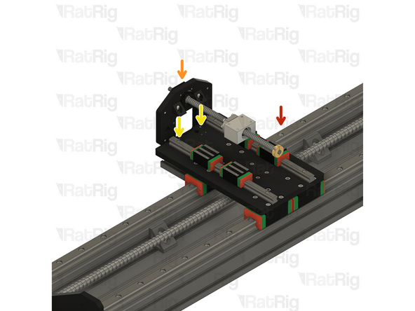 StrongHold PRO X-Axis Gantry Assembly from Step 27