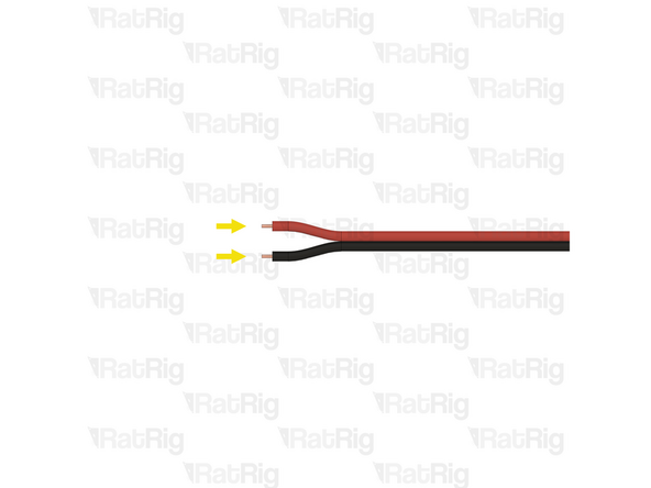 Cut the remaining wire to a length of 1300mm