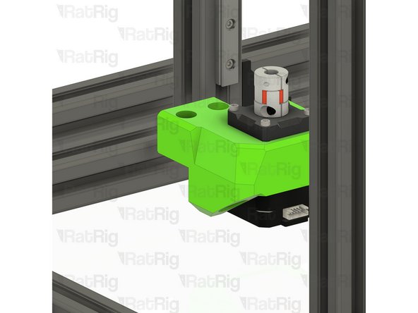 Retrieve the four 3030 drop-in t-nuts from the 3030 extrusion