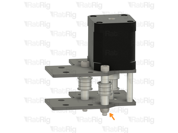 Tighten the M3 Countersink screw