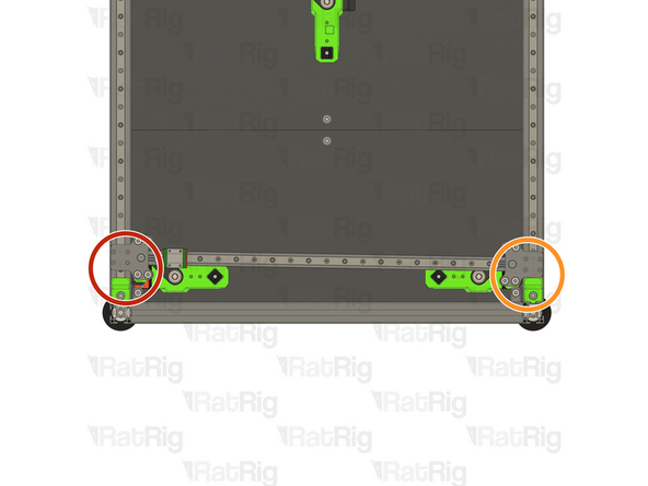 Move the gantry to the front.