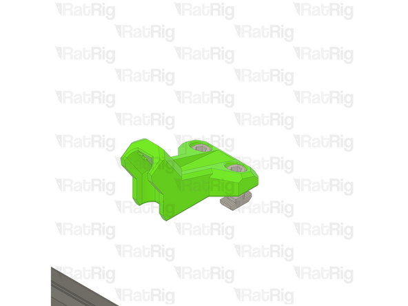 Install the M6 cap head screws into the printed part as shown.