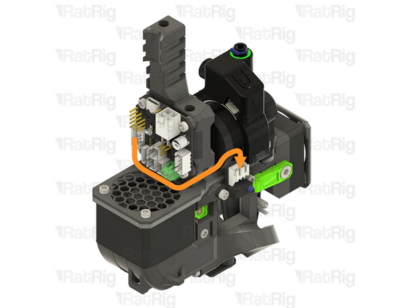 Connect the 3 pin JST connector to the endstop