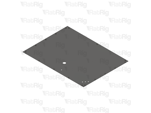 For each of the eighteen marked holes, install the mounting hardware as shown in Step 22