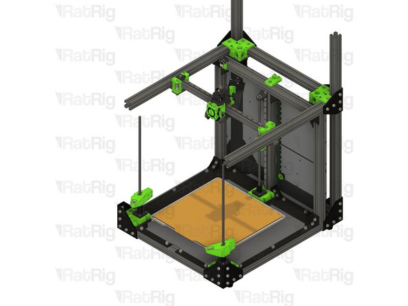 Front 3030 vertical extrusions