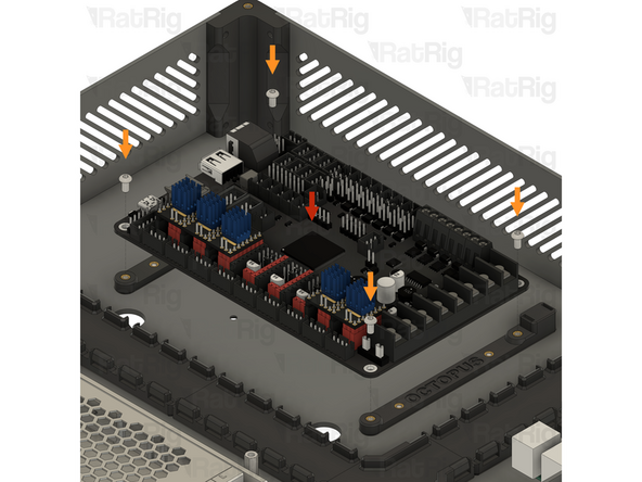 Prepared BIGTREETECH Octopus v1.1 motherboard
