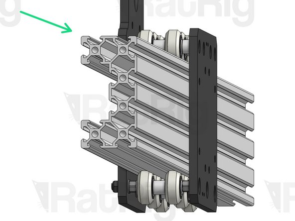 Insert a C-Beam profile (doesn't matter which one at this point) through your assembly.