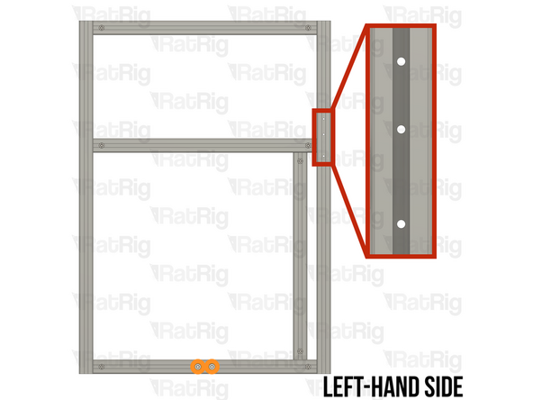 It is important to verify the frame assembly is correct at this point. Check the following: