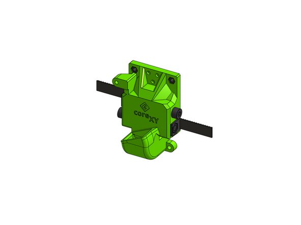 4x M3 nuts which will hold the back to the rest of the carriage