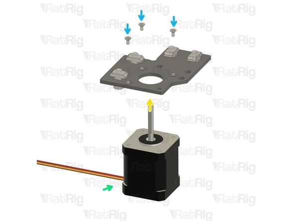 Ensure the t-nuts are on the same side as the countersink bores.
