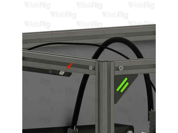 Rat Rig V-Core 4.0 LED strip assembly - Left side