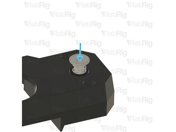 Insert the spacer into the VAOC body assembly as shown