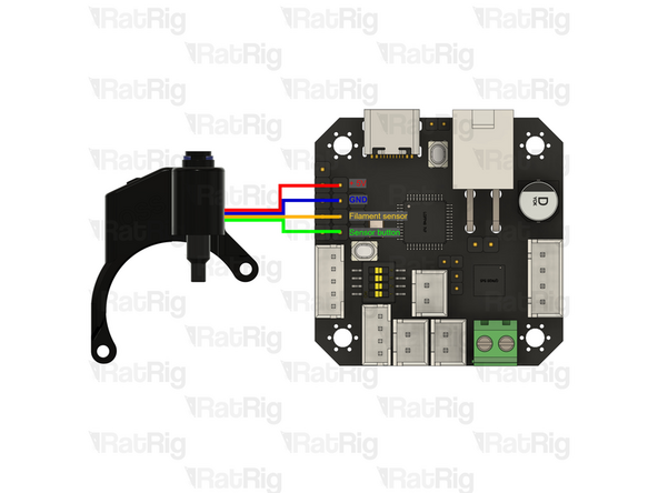 Pay close attention to the connection to the EBB42 toolboard. The Dupont connector is not keyed and can be installed backwards. Verify the connection before continuing