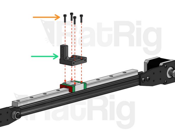 Assemble your EVA carriage(s) on the X Axis Assembly.
