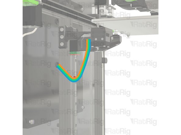 Connect the VAOC LED cable which was pre-wired in step 62 of the Wiring Guide to the VAOC LED Module